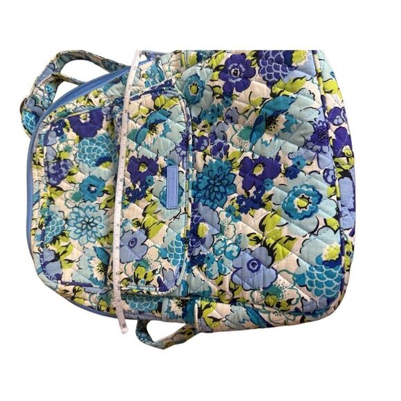 Vera Bradley Women\'s Quilted Blueberry Blooms Mini Backpack with Pouch Blue Mini main image 4